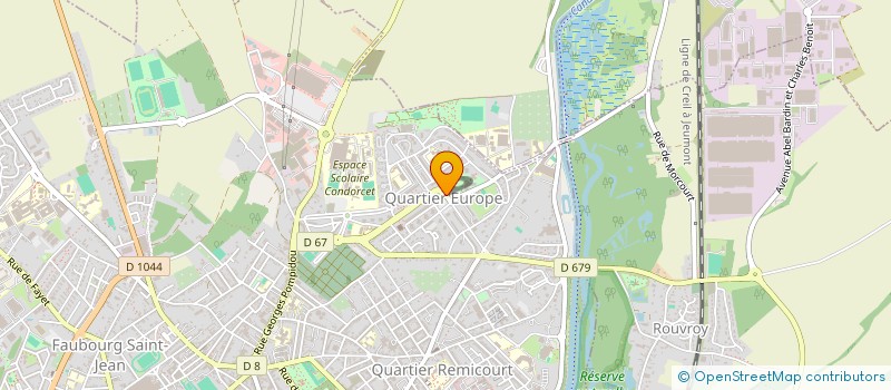 localisation de l'entreprise MADAME FRANCOISE BEAURAIN à SAINT-QUENTIN