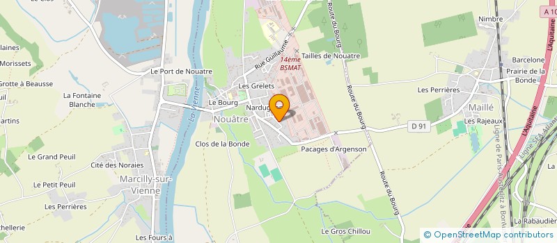 localisation de l'entreprise MADAME FRANCOISE BEAUVAIS à NOUATRE