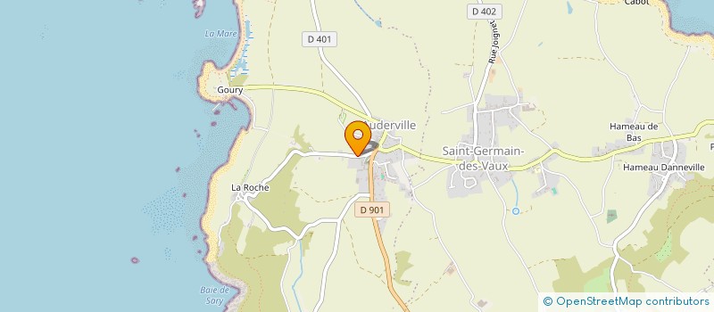 localisation de l'entreprise MADAME FRANCOISE BEDEL à LA HAGUE