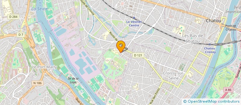 localisation de l'entreprise MADAME FRANCOISE BELIN  LE VESINET