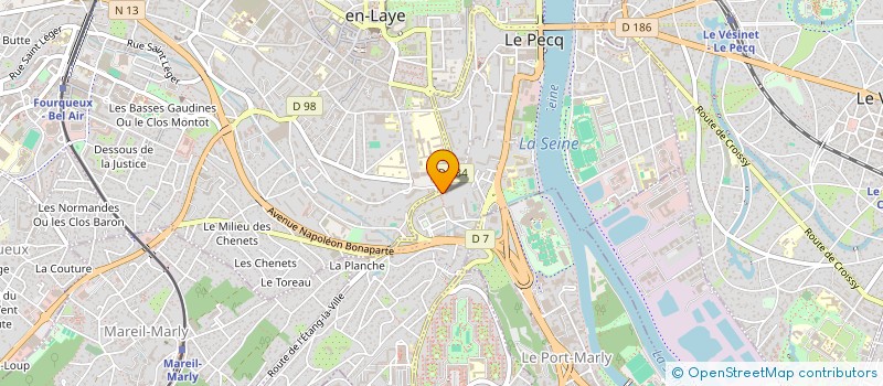 localisation de l'entreprise MADAME FRANCOISE BELLANGER  LE PECQ