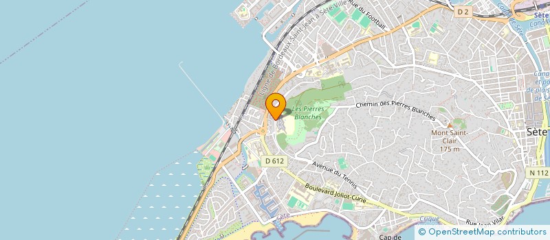 localisation de l'entreprise MADAME FRANCOISE BELLION  SETE