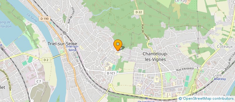 localisation de l'entreprise MADAME FRANCOISE BENARD à TRIEL SUR SEINE
