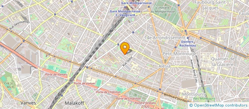 localisation de l'entreprise MADAME FRANCOISE BERGMANN  PARIS