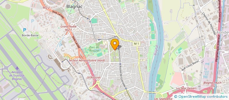 localisation de l'entreprise MADAME FRANCOISE BERGOUHON à BLAGNAC