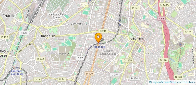 localisation de l'entreprise MADAME FRANCOISE BERKANI à BAGNEUX