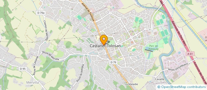 localisation de l'entreprise MADAME FRANCOISE BERNADBEROY à CASTANET-TOLOSAN