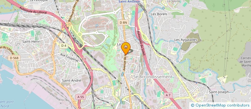 localisation de l'entreprise MADAME FRANCOISE BERNARD à MARSEILLE