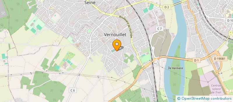 localisation de l'entreprise MADAME FRANCOISE BERNARD à VERNOUILLET