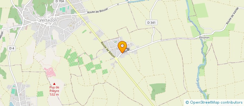 localisation de l'entreprise MADAME FRANCOISE BERNARD  VASSEL