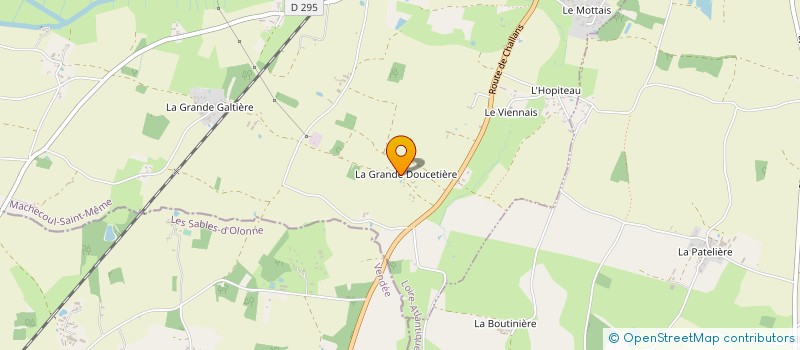 localisation de l'entreprise MADAME FRANCOISE BERNARD  MACHECOUL-SAINT-MEME