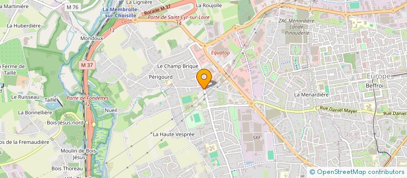 localisation de l'entreprise MADAME FRANCOISE BERNARDI  SAINT-CYR-SUR-LOIRE