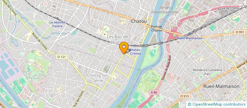 localisation de l'entreprise MADAME FRANCOISE BERSON  CHATOU