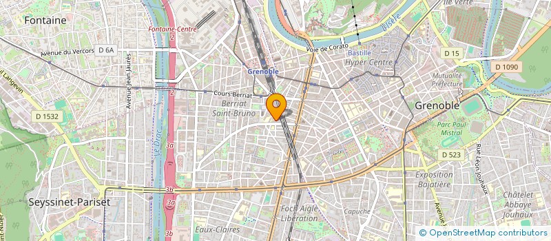 localisation de l'entreprise MADAME FRANCOISE BERTHOUD  GRENOBLE