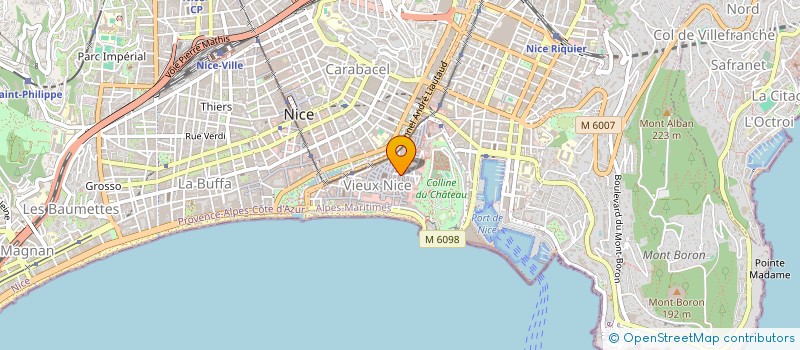 localisation de l'entreprise MADAME FRANCOISE BERTOLUTTI à NICE