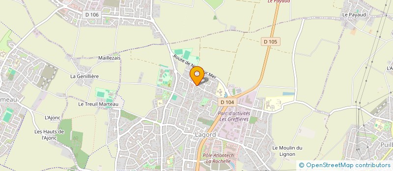 localisation de l'entreprise MADAME FRANCOISE BERTON  LAGORD