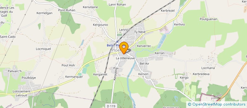 localisation de l'entreprise MADAME FRANCOISE BERTRAND  PLOEMEL