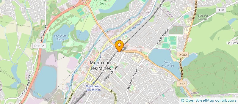 localisation de l'entreprise MADAME FRANCOISE BERTRAND à MONTCEAU-LES-MINES