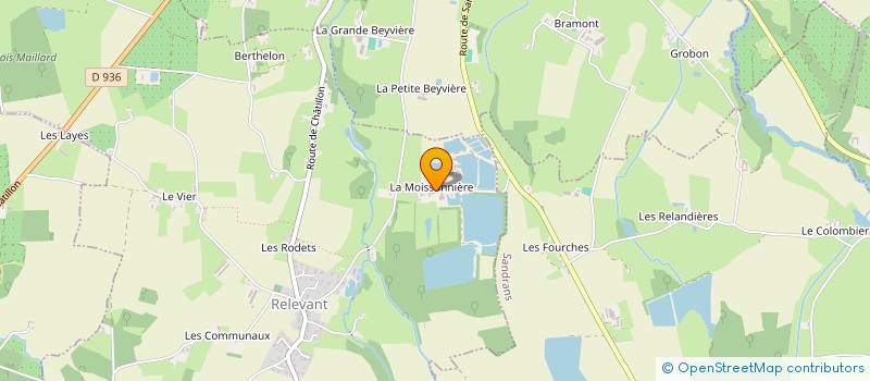 localisation de l'entreprise MADAME FRANCOISE BIAJOUX à RELEVANT