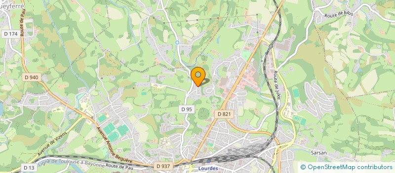 localisation de l'entreprise MADAME FRANCOISE BIELLE  LOURDES