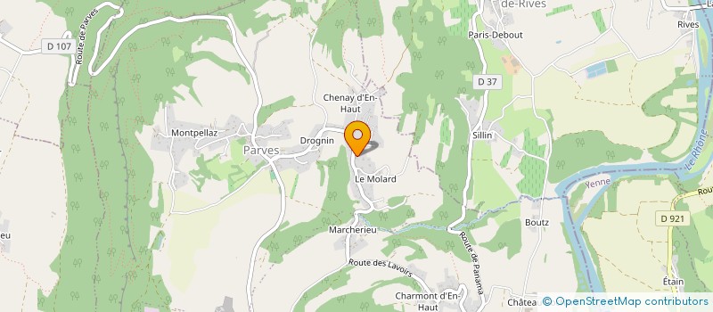 localisation de l'entreprise MADAME FRANCOISE BIENVEIGNANT  PARVES ET NATTAGES