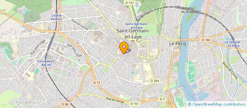 localisation de l'entreprise MADAME FRANCOISE BIESSE à SAINT-GERMAIN-EN-LAYE