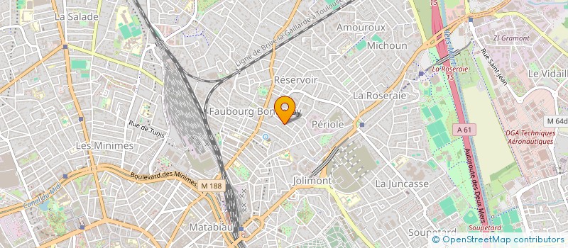 localisation de l'entreprise MADAME FRANCOISE BIGOURDAN à TOULOUSE
