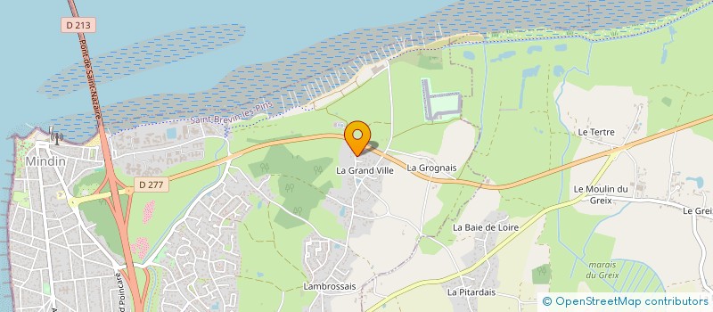 localisation de l'entreprise MADAME FRANCOISE BIGUET à SAINT-BREVIN-LES-PINS
