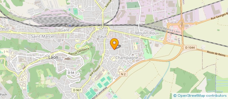 localisation de l'entreprise MADAME FRANCOISE BILLARD à LAON