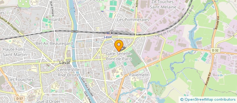 localisation de l'entreprise MADAME FRANCOISE BISSON à LAVAL