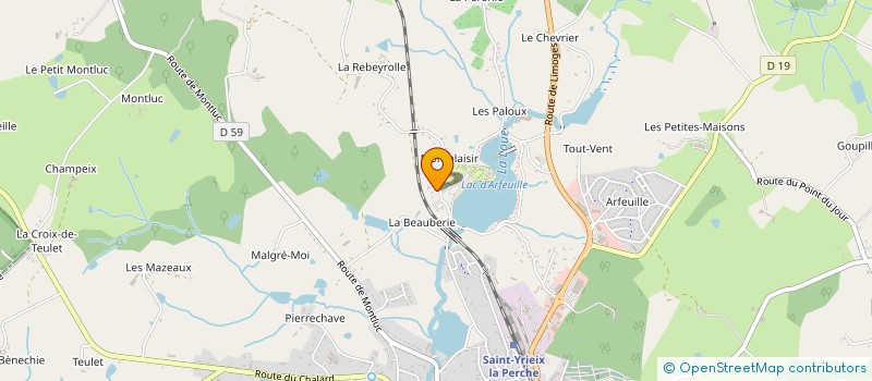 localisation de l'entreprise MADAME FRANCOISE BIVILLE à SAINT-YRIEIX-LA-PERCHE
