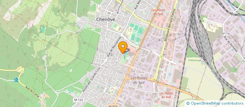 localisation de l'entreprise MADAME FRANCOISE BLAIN  CHENOVE