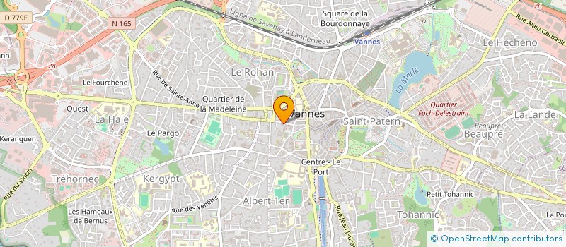 localisation de l'entreprise MADAME FRANCOISE BLAIN à VANNES