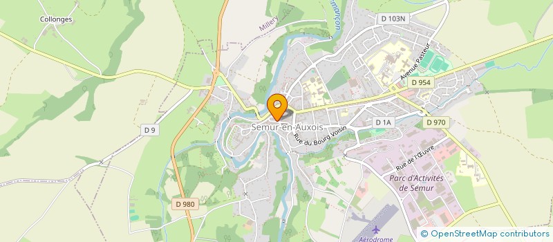 localisation de l'entreprise MADAME FRANCOISE BLANC à SEMUR-EN-AUXOIS