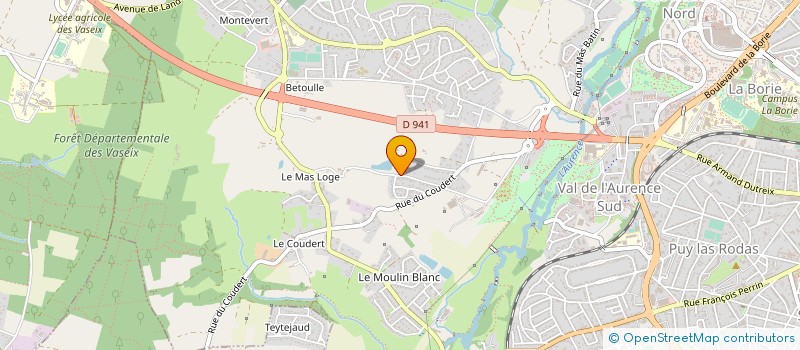 localisation de l'entreprise MADAME FRANCOISE BLANCHARD à LIMOGES