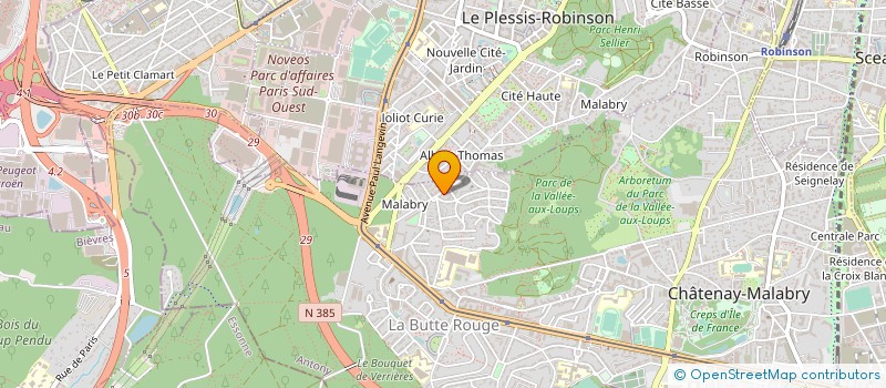 localisation de l'entreprise MADAME FRANCOISE BLANCHE BOUTREUX  CHATENAY-MALABRY