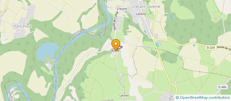 localisation de l'entreprise MADAME FRANCOISE BLANCHER  CREVANT-LAVEINE