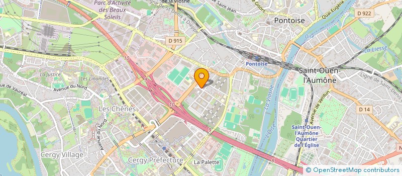 localisation de l'entreprise MADAME FRANCOISE BLAQUIERE à PONTOISE