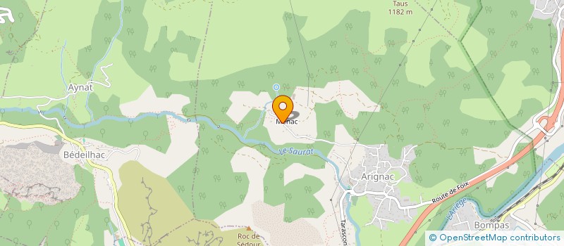 localisation de l'entreprise MADAME FRANCOISE BLAZY à ARIGNAC