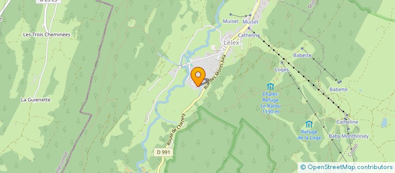 localisation de l'entreprise MADAME FRANCOISE BLOUZARD  LELEX