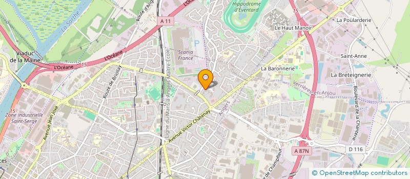 localisation de l'entreprise MADAME FRANCOISE BODY  ANGERS