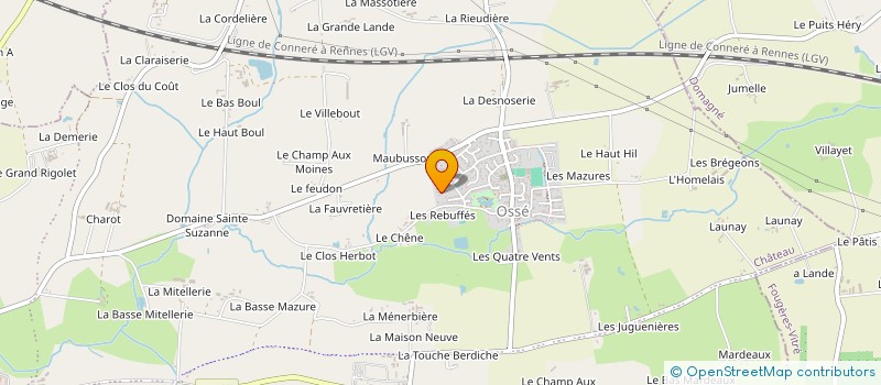localisation de l'entreprise MADAME FRANCOISE BOISSEAU à CHATEAUGIRON