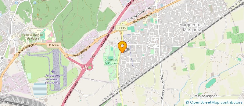 localisation de l'entreprise MADAME FRANCOISE BOISSET  MARGUERITTES