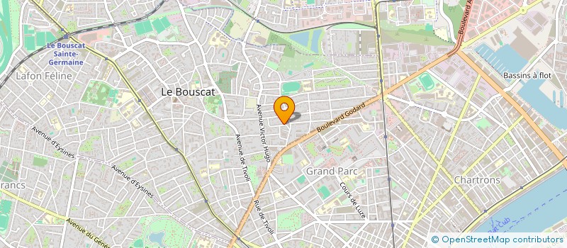 localisation de l'entreprise MADAME FRANCOISE BOISSIERES à LE BOUSCAT