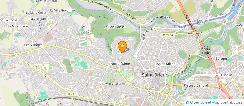 localisation de l'entreprise MADAME FRANCOISE BOISUMEAU à SAINT-BRIEUC
