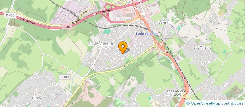 localisation de l'entreprise MADAME FRANCOISE BOLOT à ECOLE-VALENTIN