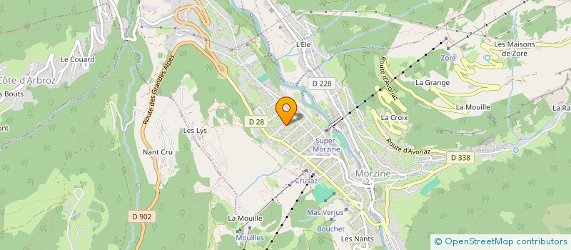 localisation de l'entreprise MADAME FRANCOISE BONDAZ à MORZINE