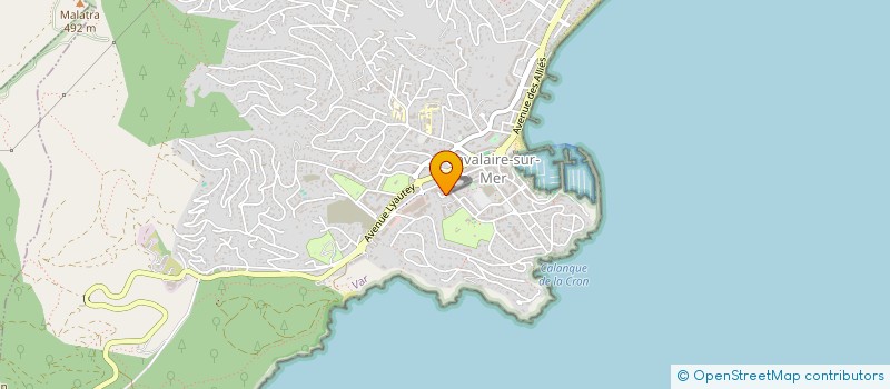 localisation de l'entreprise MADAME FRANCOISE BONNAMY à CAVALAIRE-SUR-MER