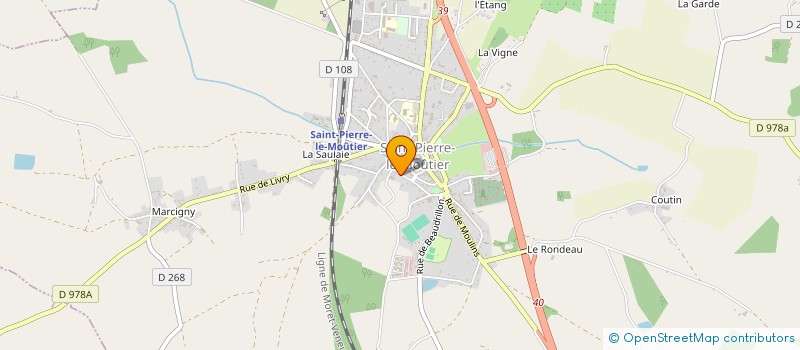 localisation de l'entreprise MADAME FRANCOISE BONNEAU à SAINT-PIERRE-LE-MOUTIER