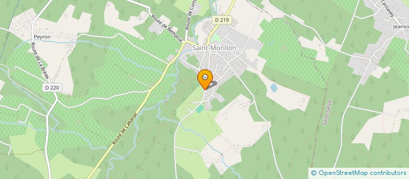 localisation de l'entreprise MADAME FRANCOISE BORDESSOULLES  SAINT-MORILLON